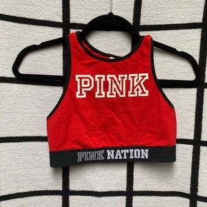 PINK halter neck top